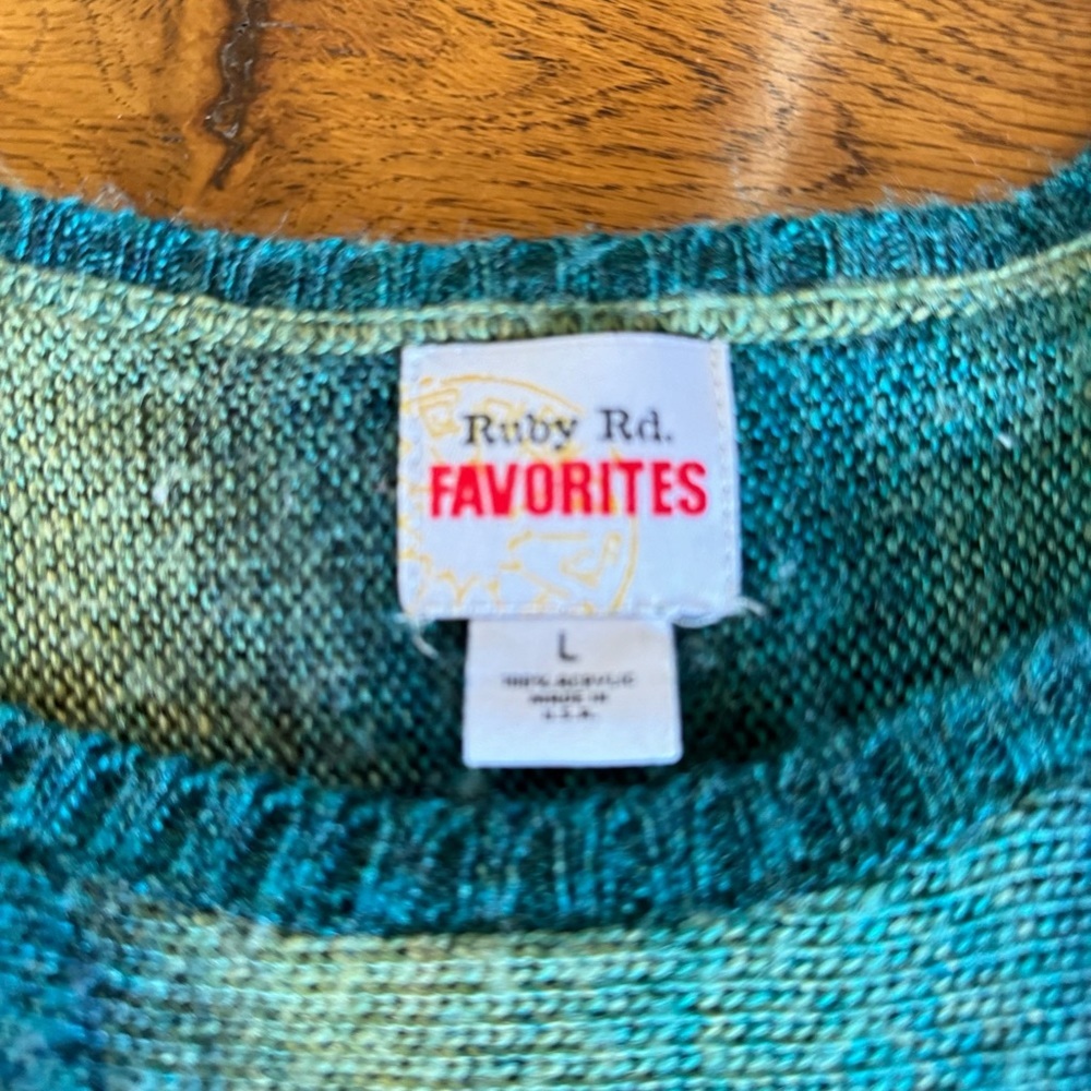 Ruby Rd Striped‎ Tunic Sweater - Picture 8 of 9